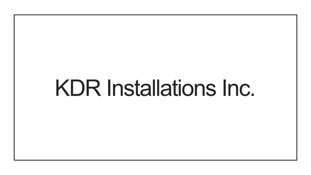 kdr-installations-inc